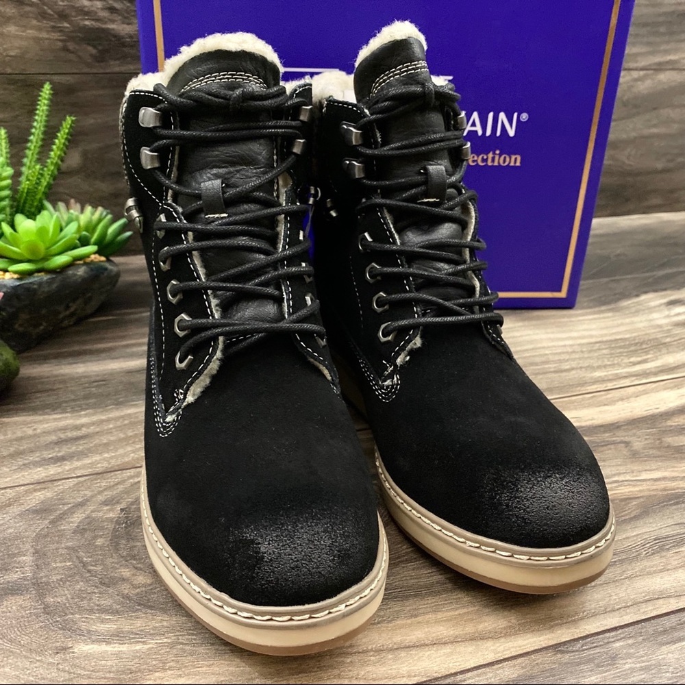 NIB White Mountain Theo Faux Shearling Lined Boot - Picture 3 of 14